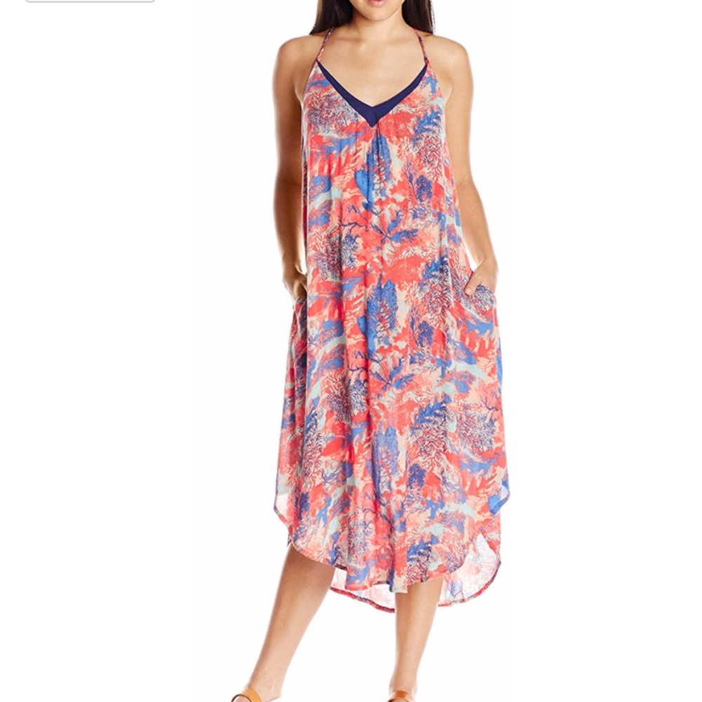 Roxy Flowy Boho Dress and/or Beach Coverup, XS